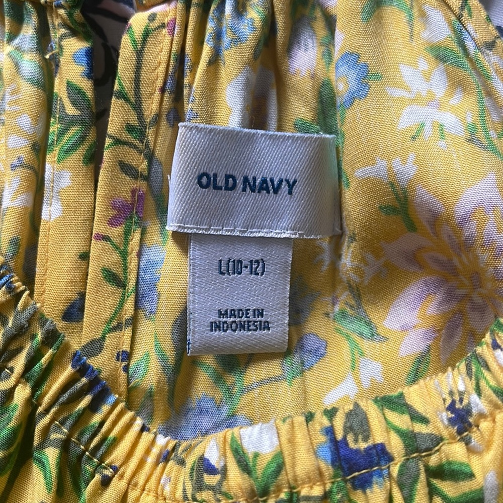 Old navy girls sundress high-low bottom